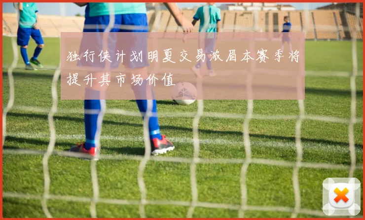 独行侠计划明夏交易浓眉本赛季将提升其市场价值