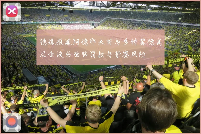 德媒报道阿德耶米将与多特蒙德高层会谈或面临罚款与禁赛风险