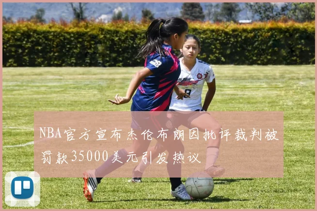 NBA官方宣布杰伦布朗因批评裁判被罚款35000美元引发热议